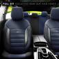 Preview: Auto Sitzbezug Set Universal Vorne und Hinten Komfortabel Komplett Set